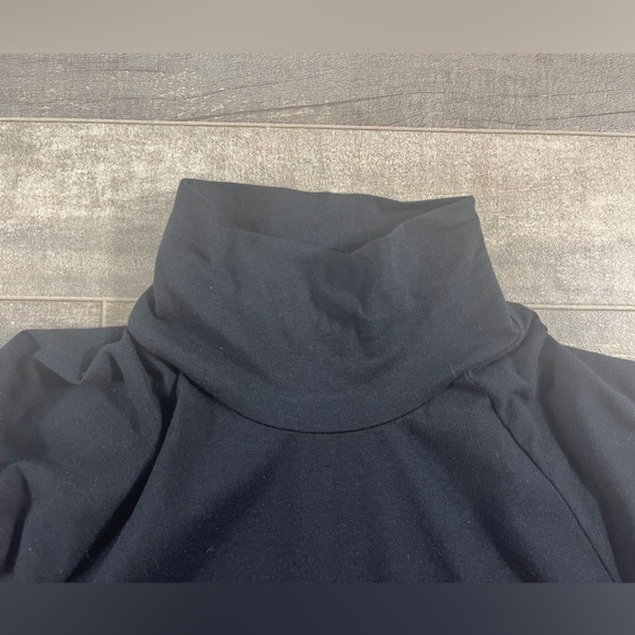 James Perse Long Sleeve Turtle Neck Cotton Maxi Dress - Picture 3 of 10